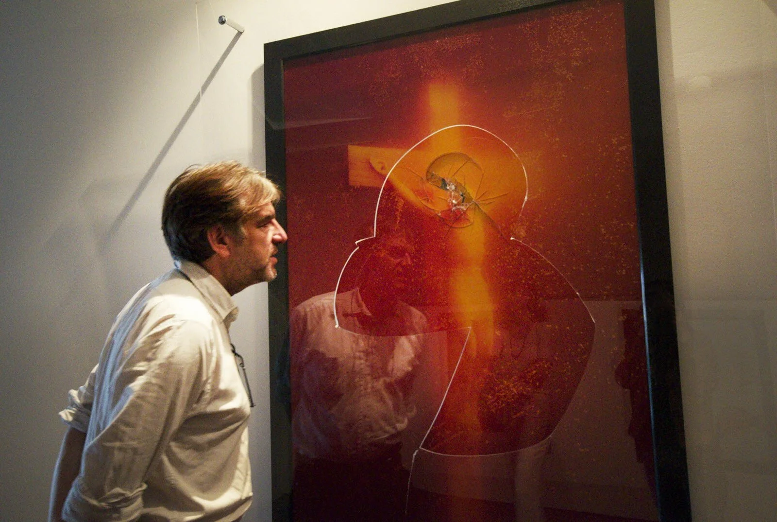 Piss Christ Vandalized — Priceless